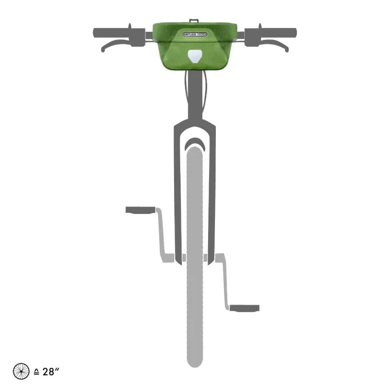 Ortlieb Ultimate Six Plus 5L Handlebar Bag in Green-1